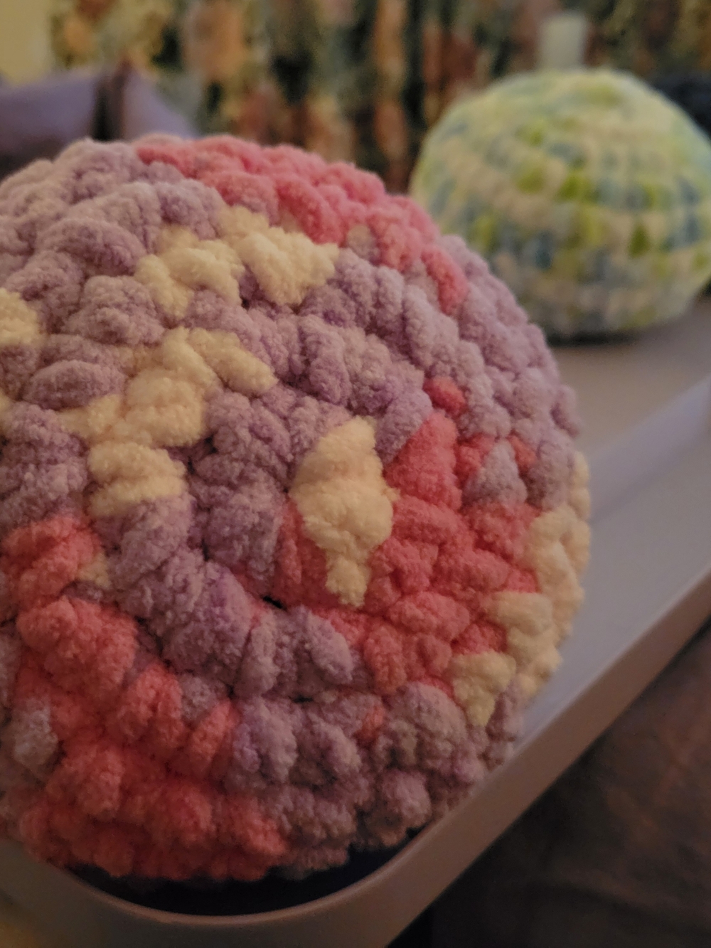Plush Multicolor Crochet Indoor Kids Balls